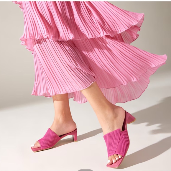 VIVAIA Square-Toe Block Heel Sandals (JadePro) size 38 (7)